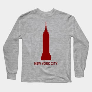 New York City Empire State Bulding Long Sleeve T-Shirt